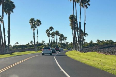 ハワイ島 道路