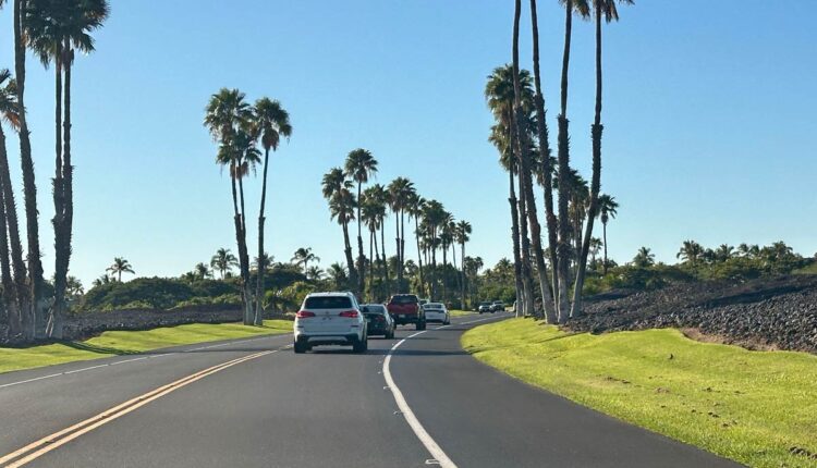 ハワイ島 道路