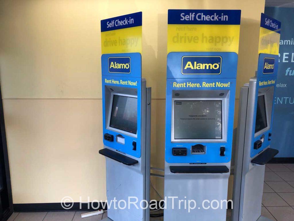 alamo kiosk @ pdx