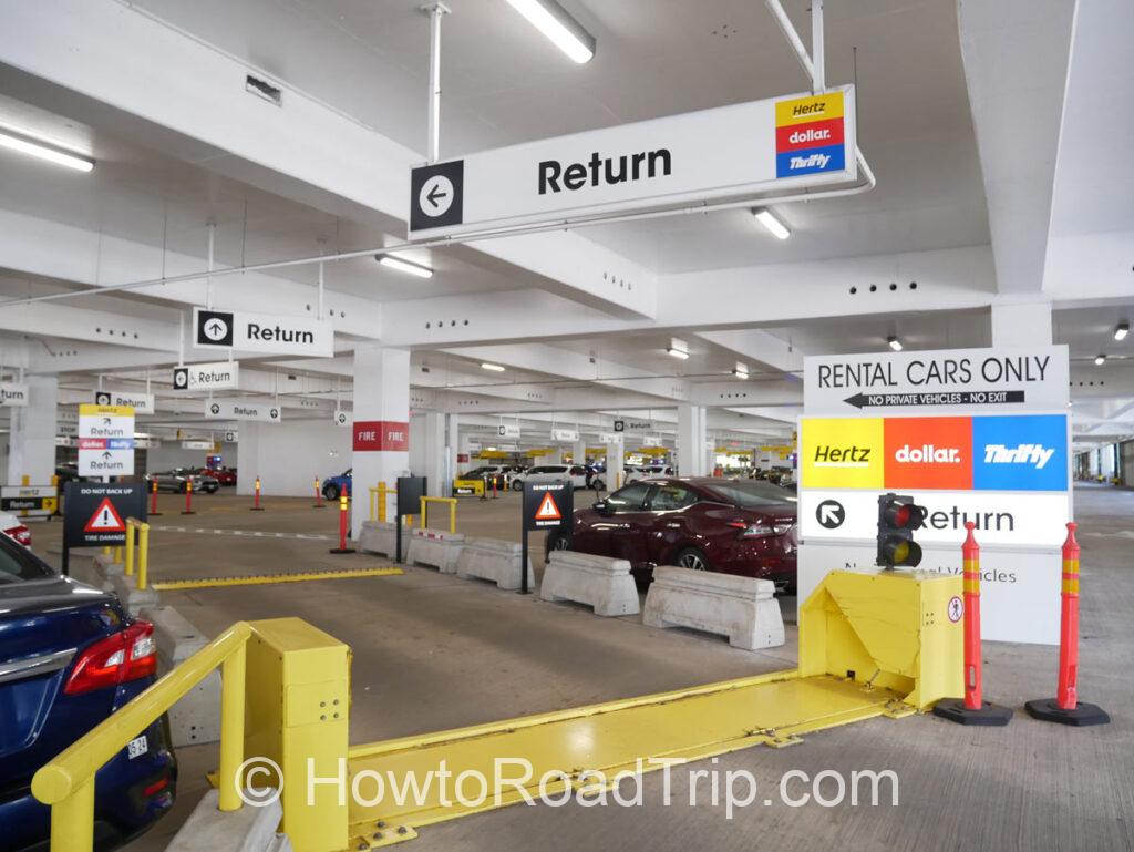 dollar return gate at hnl