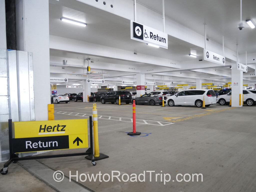 hertz return lanes at hnl