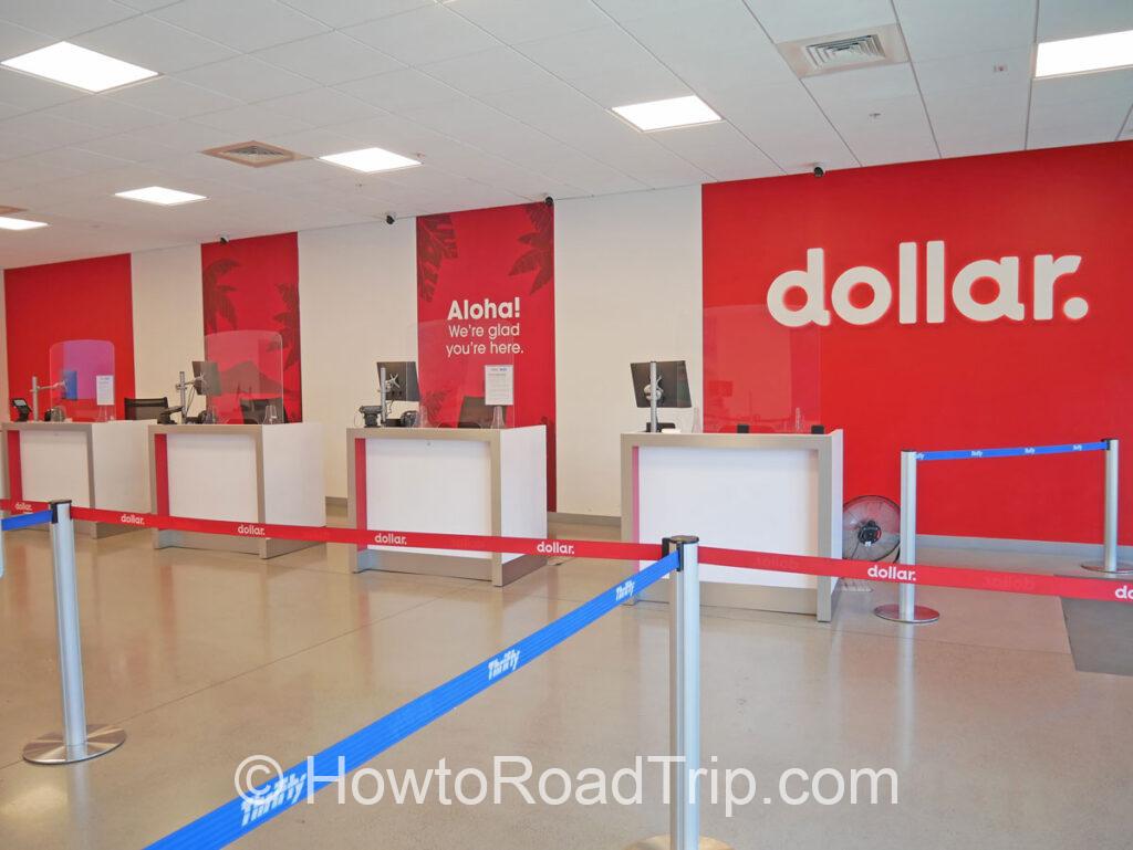 dollar counter at HNL