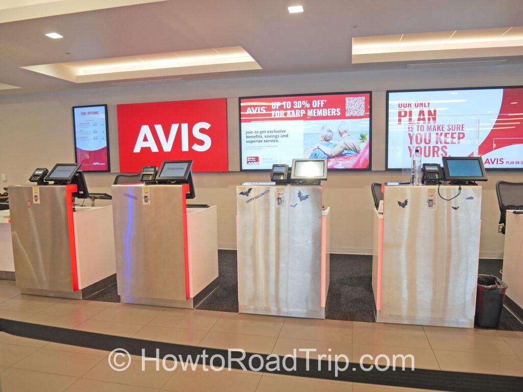 Avis counter  at HNL