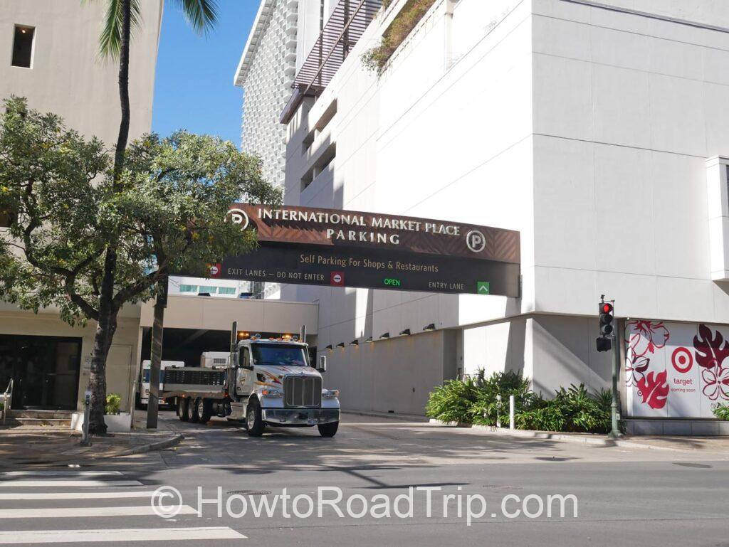 international market place parking entrance