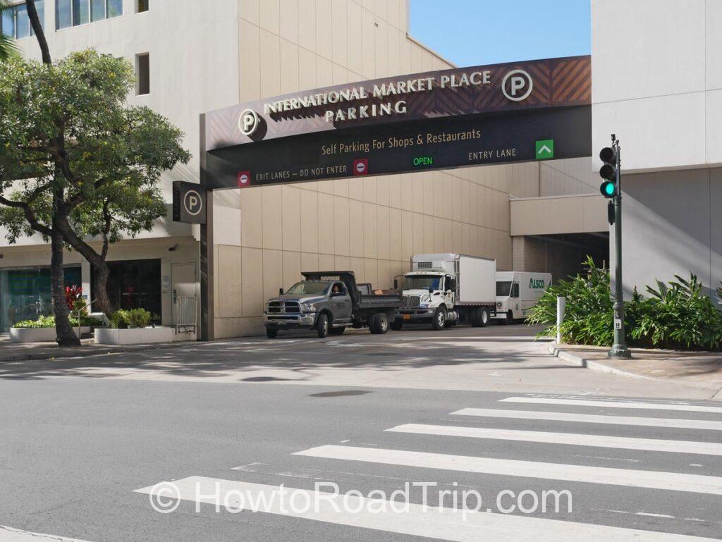 international market place parking entrance