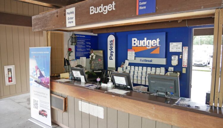 バジェット ヒロ空港カウンター