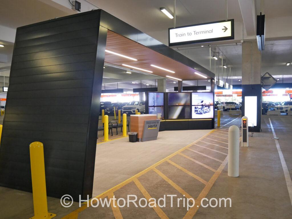 hertz gold name board at ogg