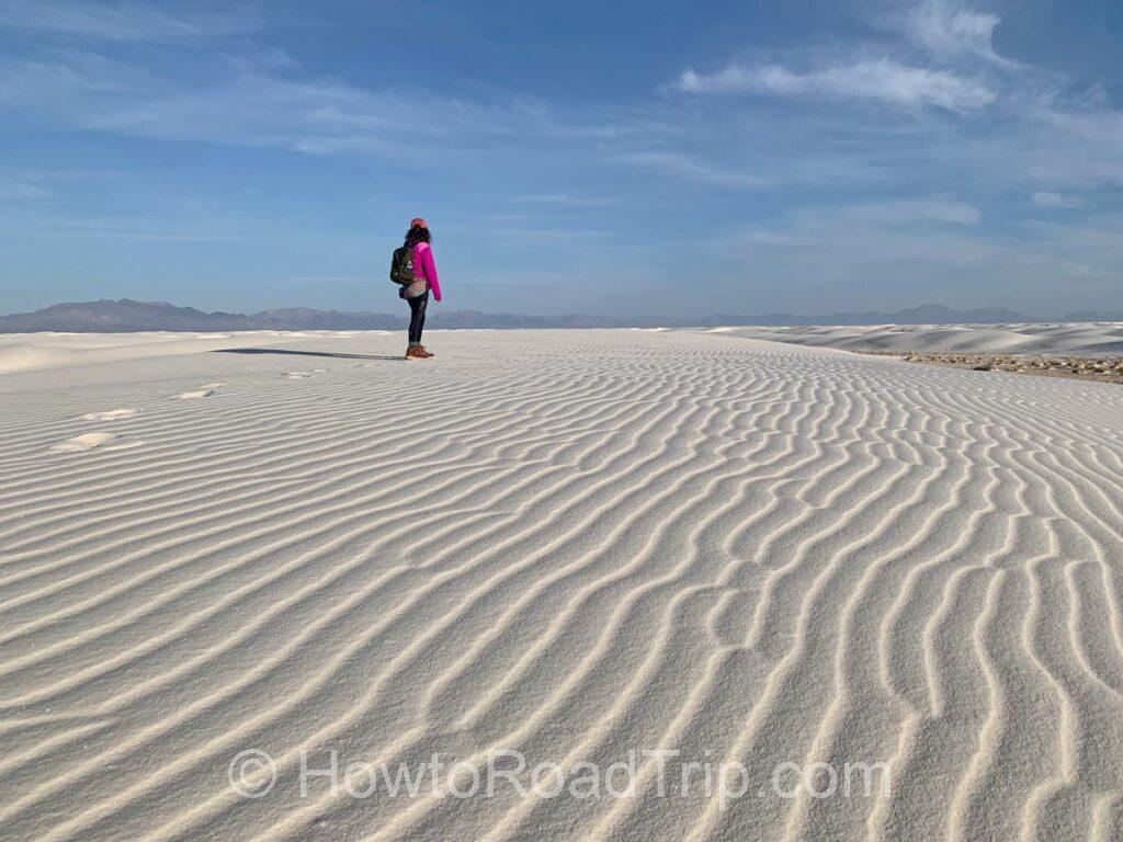 white sands NP morning