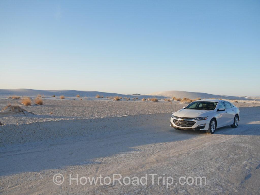 parking white sands