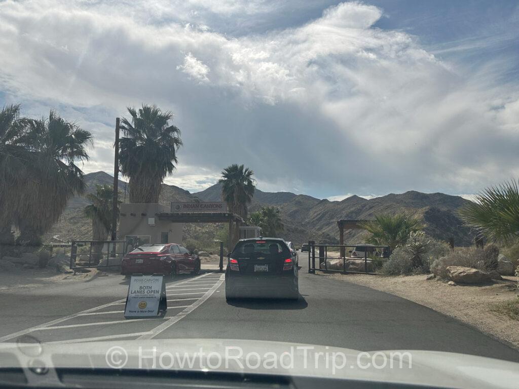 Indian Canyon entrance