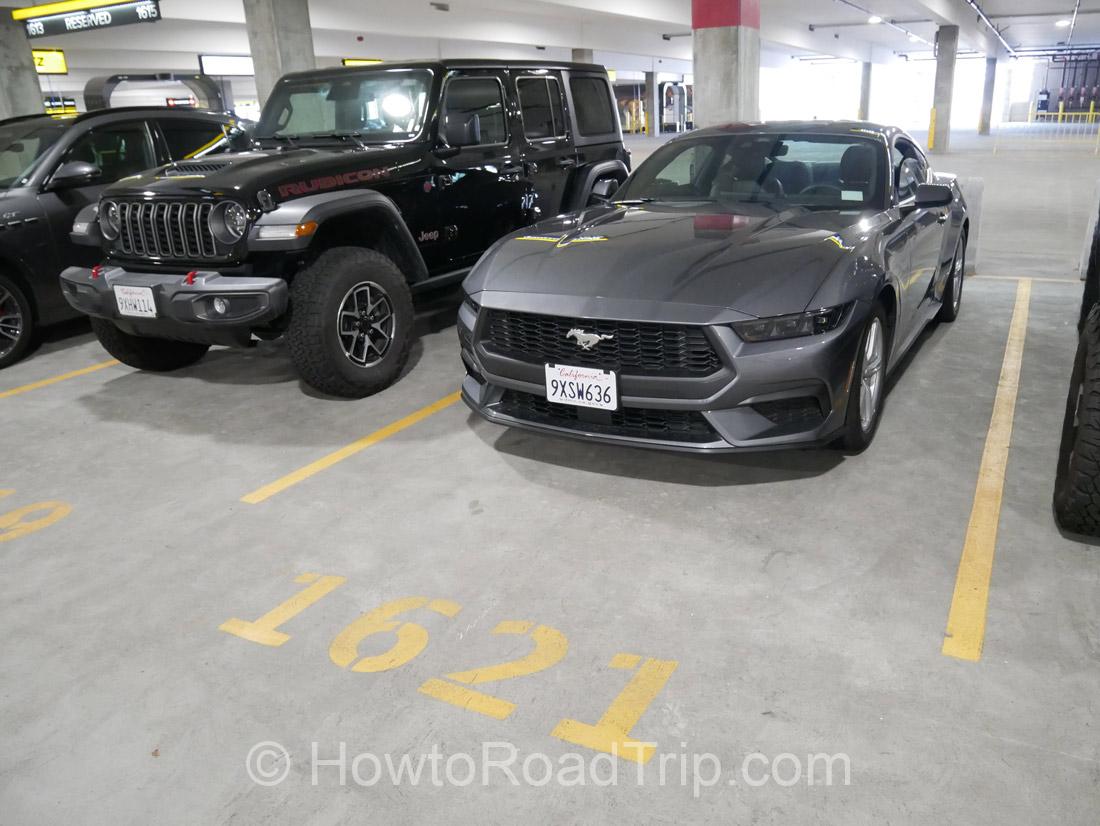 hertz parking number