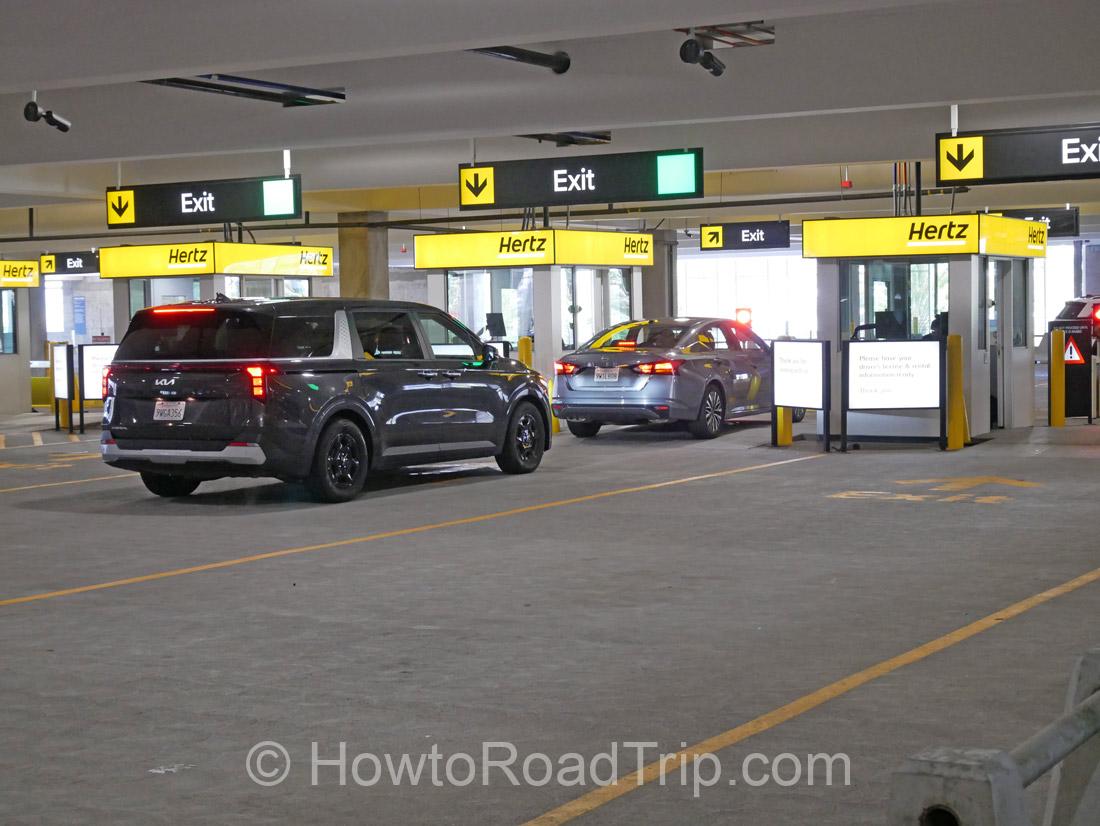 hertz lax gate