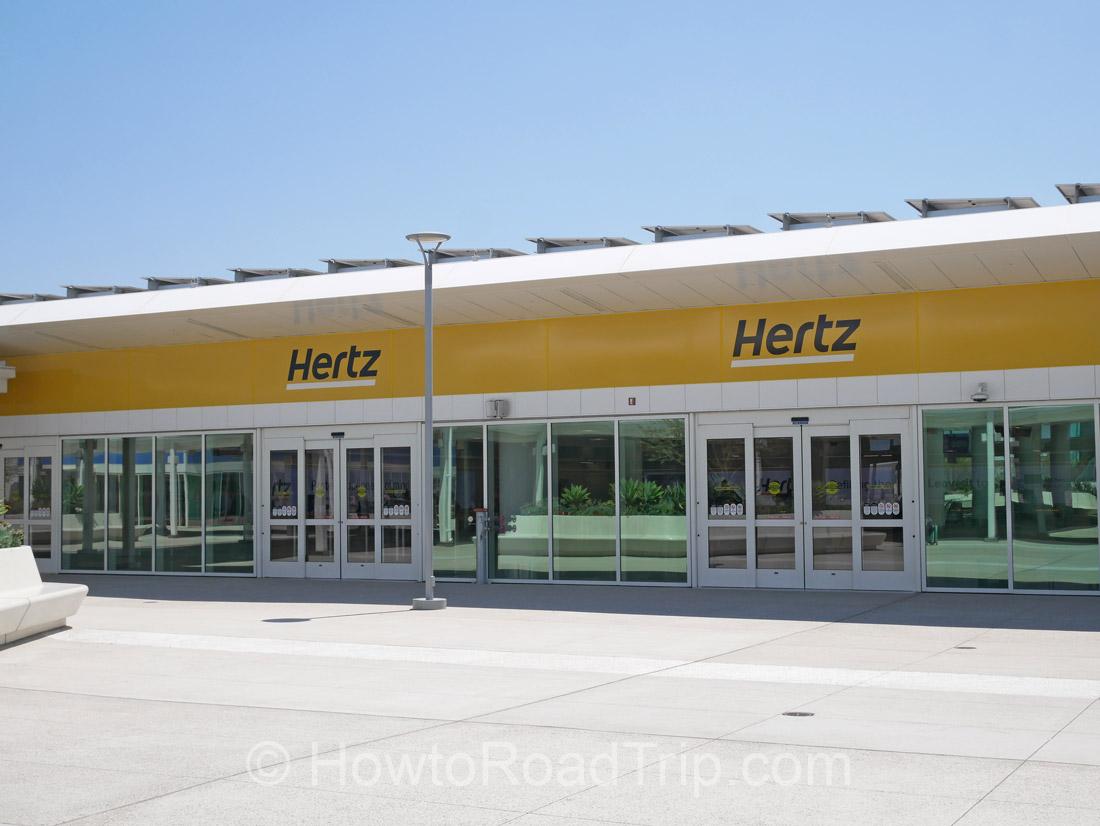 hertz location lax