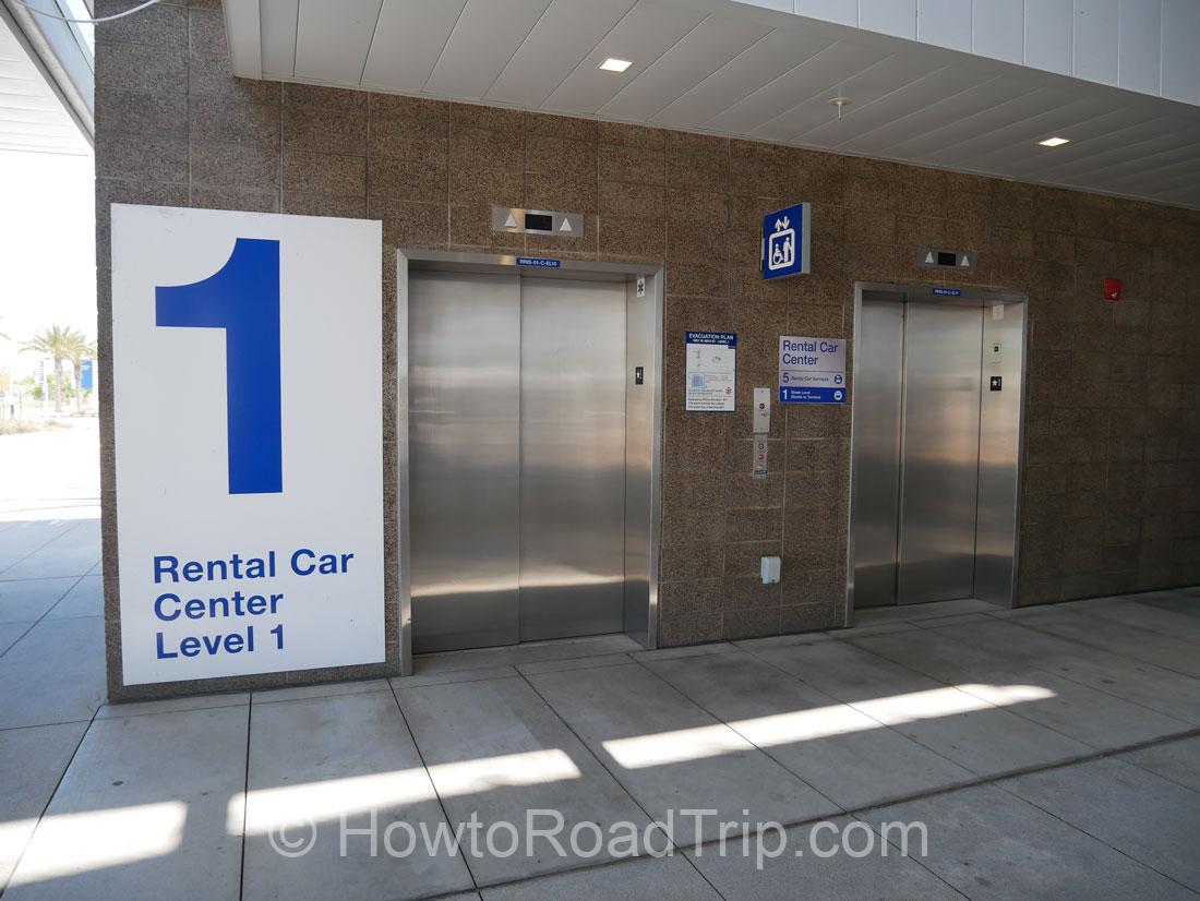 rent a car center elevator