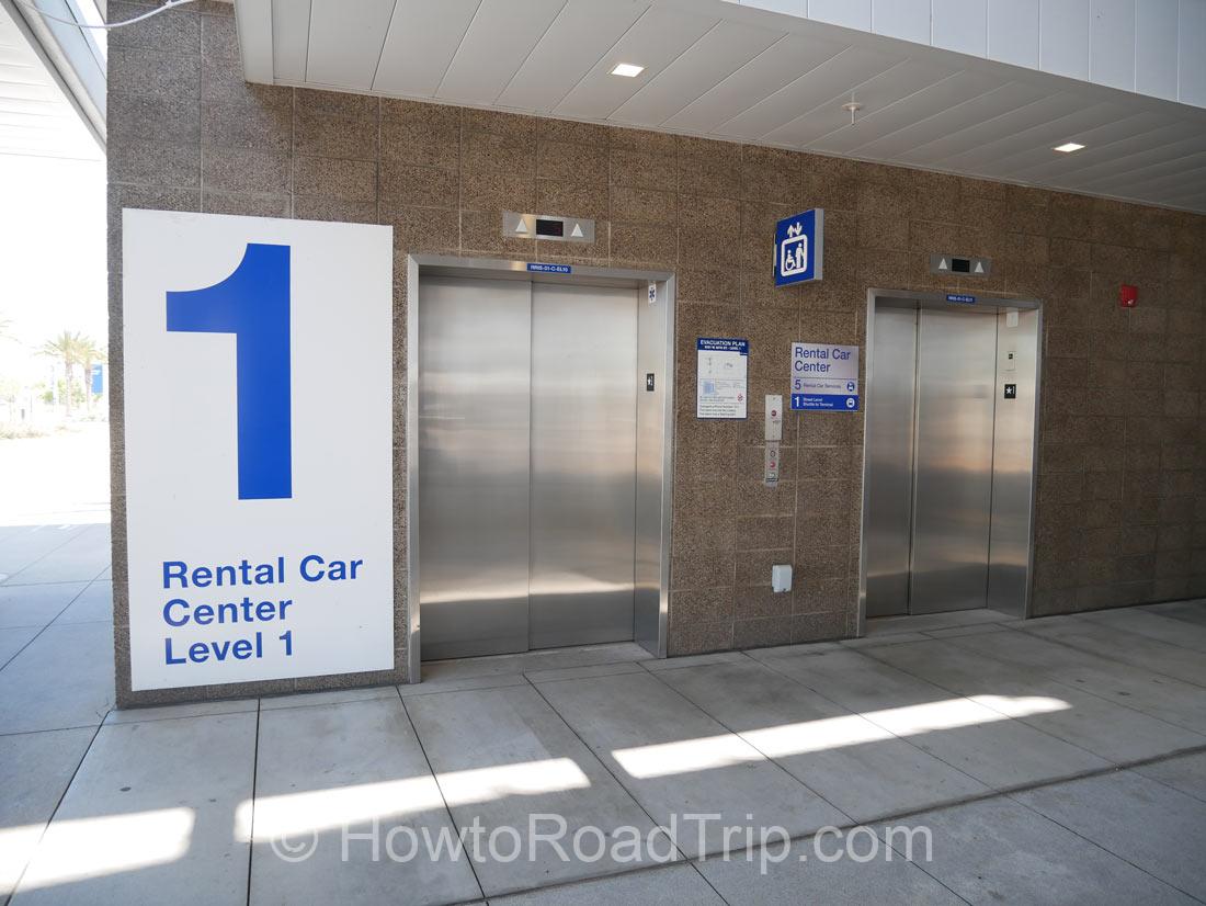 rent a car center elevator