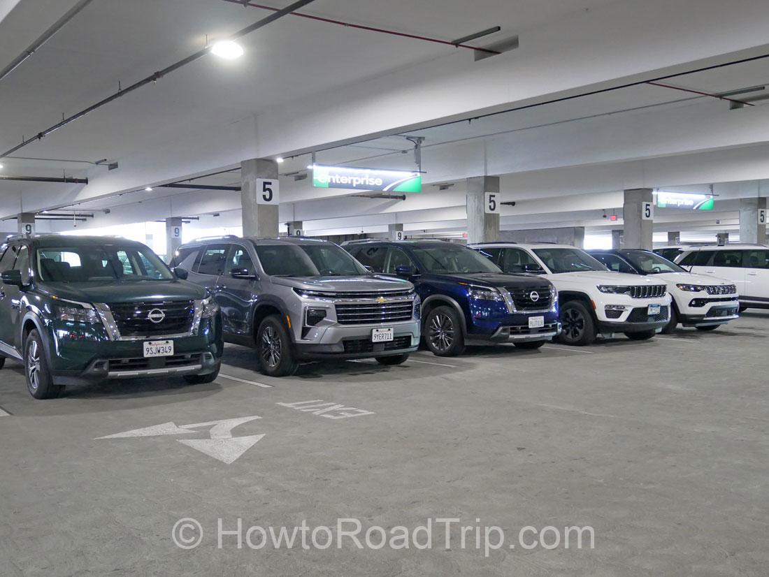 enterprise parking at lax