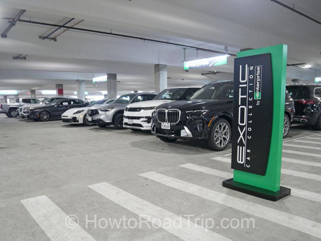 exotic cars enterprise at LAX