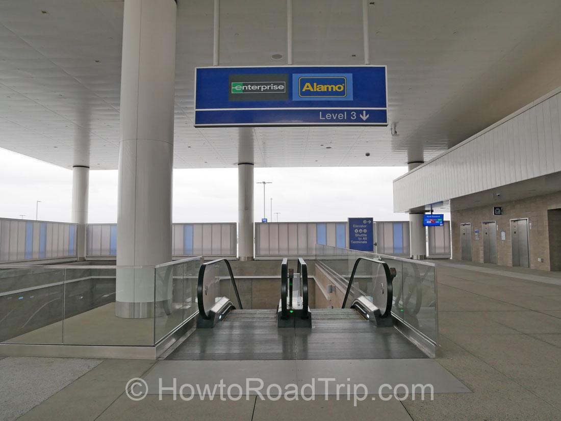 to enterprise parking at LAX
